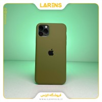 کاور سیلیکون ایفون 11 پرو مکس کد 35 - رنگ Dark Olive